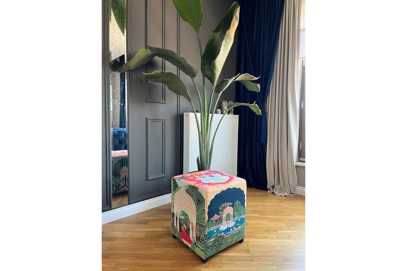 Multan Sittepuff 45 cm, Rosa