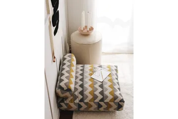 Munkad Sittepuff 70 cm - Flerfarget - Møbler - Stoler - Krakk - Puff