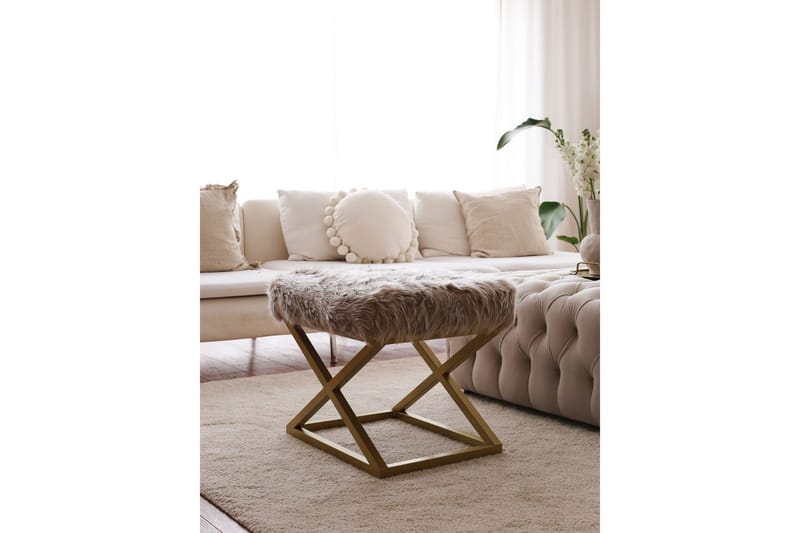 Murmu Sittepuff 50 cm - Brun - Møbler - Stoler - Krakk - Puff