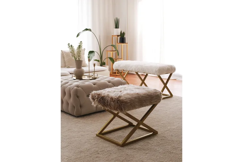 Murmu Sittepuff 50 cm, Brun