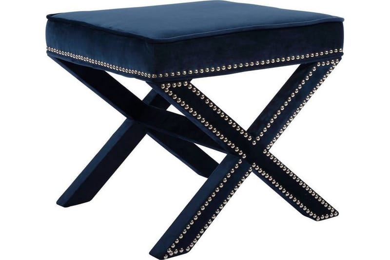 Mursida Sittepuff 60 cm - Mørkeblå - Møbler - Stoler - Krakk - Puff