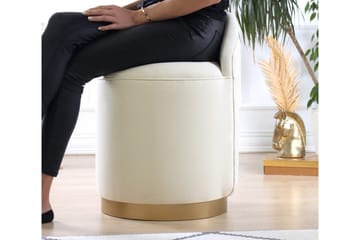 Murwillumbah Sittepuff 45 cm - Beige - Møbler - Stoler - Krakk - Puff