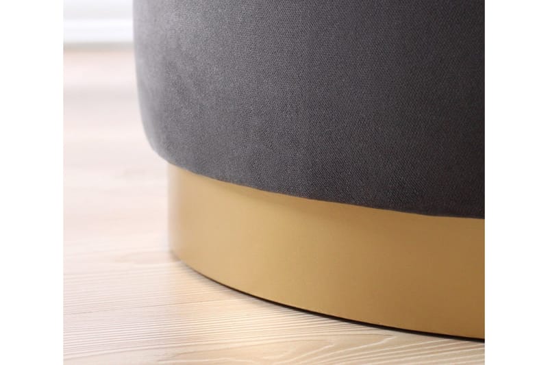 Murwillumbah Sittepuff 45 cm - Mørkegrå - Møbler - Stoler - Krakk - Puff