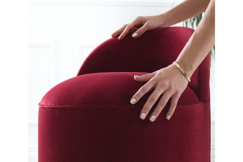 Murwillumbah Sittepuff 45 cm - Rød - Møbler - Stoler - Krakk - Puff