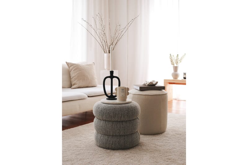Musibat Sittepuff 40 cm - Grå - Møbler - Stoler - Krakk - Puff