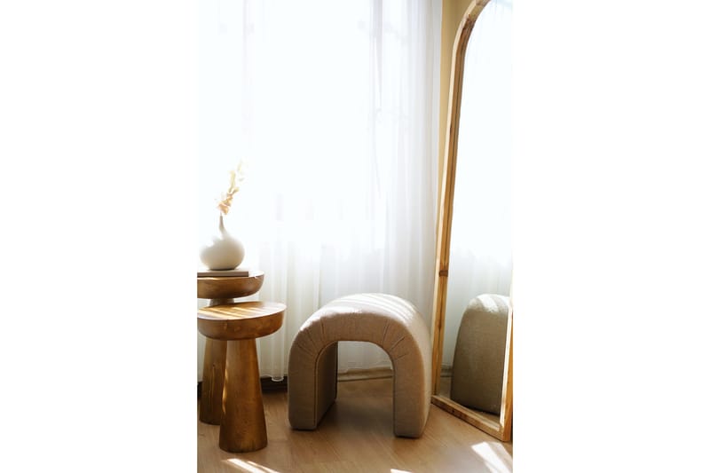 Nagar Sittepuff 51 cm - Brun - Møbler - Stoler - Krakk - Puff