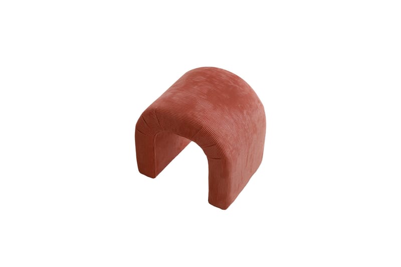 Nagar Sittepuff 51 cm - Koral - Møbler - Stoler - Krakk - Puff