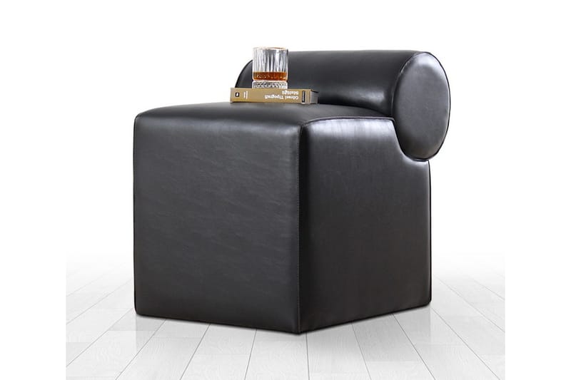 Nahar Sittepuff 45 cm - Svart - Møbler - Stoler - Krakk - Puff