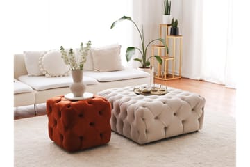 Naman Sittepuff 48 cm - Brun - Møbler - Stoler - Krakk - Puff