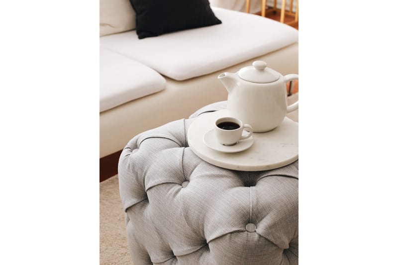 Naman Sittepuff 48 cm - Grå - Møbler - Stoler - Krakk - Puff