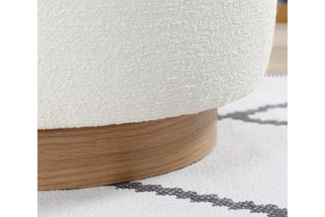 Namra Sittepuff 45 cm - Cream - Møbler - Stoler - Krakk - Puff