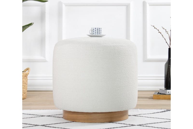 Namra Sittepuff 45 cm, Cream