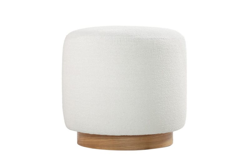 Namra Sittepuff 45 cm - Cream - Møbler - Stoler - Krakk - Puff