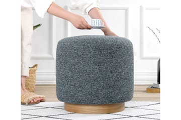 Namra Sittepuff 45 cm - Grå - Møbler - Stoler - Krakk - Puff