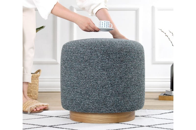 Namra Sittepuff 45 cm - Grå - Møbler - Stoler - Krakk - Puff