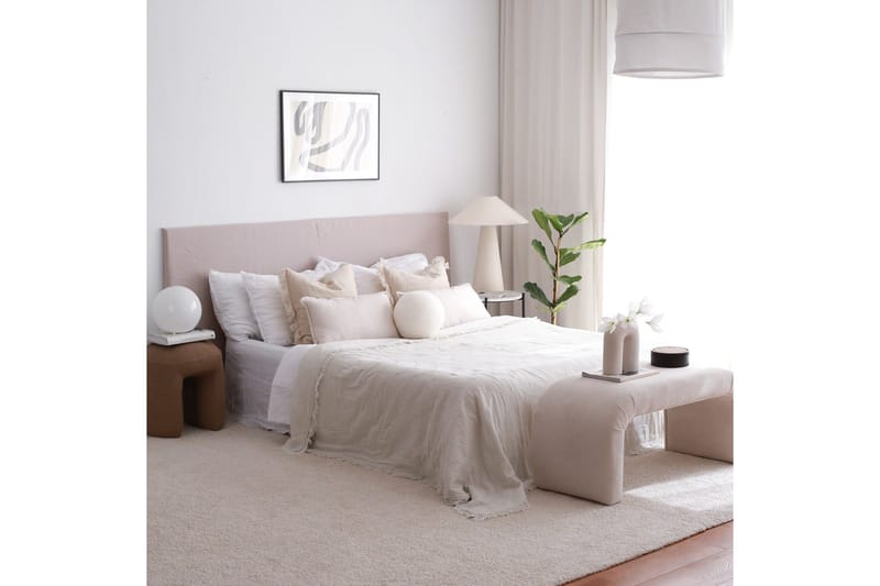 Narpendra Sittepuff 106 cm - Hvit - Møbler - Stoler - Krakk - Puff