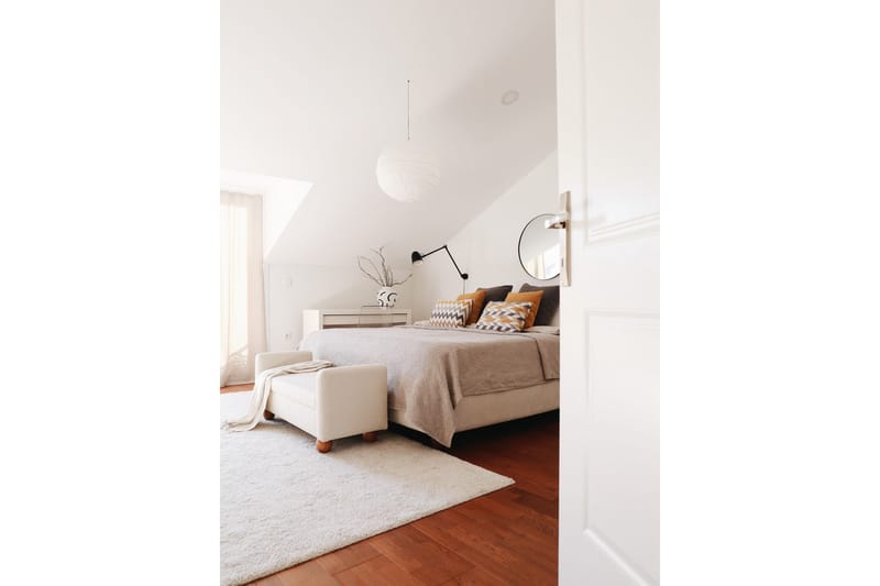 Natsuko Sittepuff 115 cm - Hvit - Møbler - Stoler - Krakk - Puff