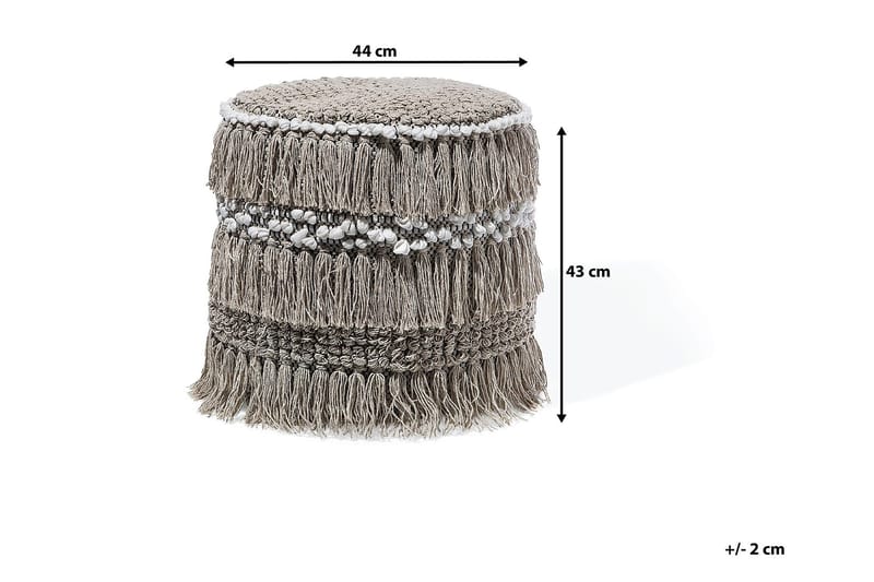 Noida Puff 44 cm - Beige - Møbler - Stoler - Krakk - Puff