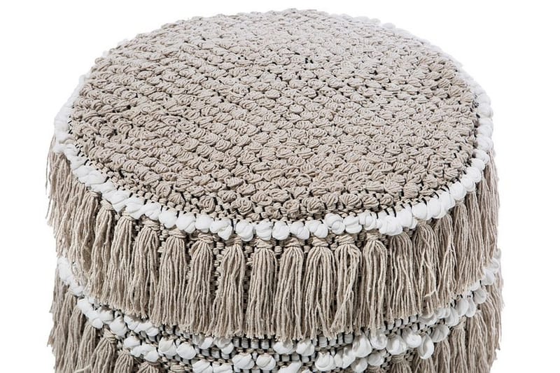Noida Puff 44 cm - Beige - Møbler - Stoler - Krakk - Puff