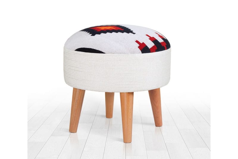 Opelousas Sittepuff 46 cm - Flerfarget - Møbler - Stoler - Krakk - Puff
