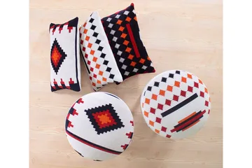 Opelousas Sittepuff 46 cm - Hvit - Møbler - Stoler - Krakk - Puff