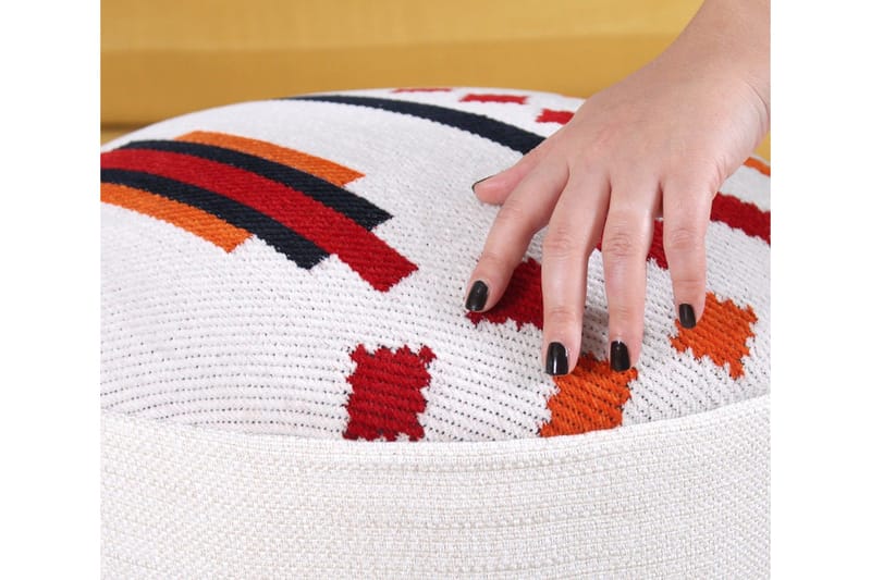 Opelousas Sittepuff 46 cm - Hvit - Møbler - Stoler - Krakk - Puff