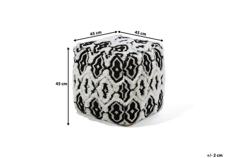 Orai Puff 45 cm - Svart - Møbler - Stoler - Krakk - Puff