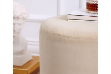 Owensboro Sittepuff 40 cm - Beige - Møbler - Stoler - Krakk - Puff