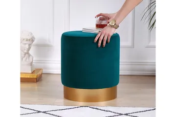 Owensboro Sittepuff 40 cm - Blå - Møbler - Stoler - Krakk - Puff