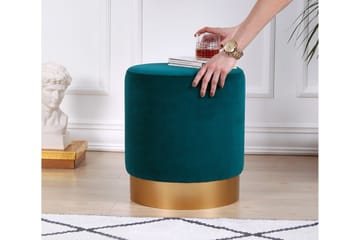 Owensboro Sittepuff 40 cm - Blå - Møbler - Stoler - Krakk - Puff