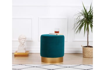 Owensboro Sittepuff 40 cm - Blå - Møbler - Stoler - Krakk - Puff