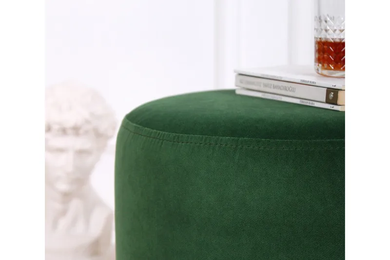 Owensboro Sittepuff 40 cm - Grønn - Møbler - Stoler - Krakk - Puff