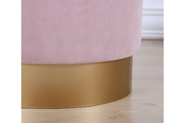Owensboro Sittepuff 40 cm - Rosa - Møbler - Stoler - Krakk - Puff