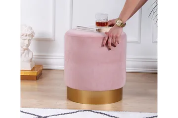 Owensboro Sittepuff 40 cm - Rosa - Møbler - Stoler - Krakk - Puff