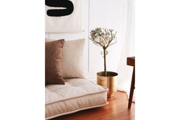 Parul Sittepuff 100 cm - Cream - Møbler - Stoler - Krakk - Puff