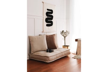 Parul Sittepuff 100 cm - Cream - Møbler - Stoler - Krakk - Puff