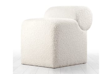 Patava Sittepuff 45 cm - Hvit - Møbler - Stoler - Krakk - Puff