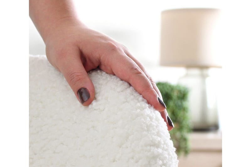 Patava Sittepuff 45 cm - Hvit - Møbler - Stoler - Krakk - Puff