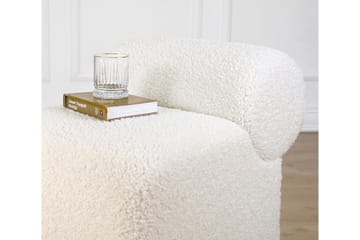 Patava Sittepuff 45 cm - Hvit - Møbler - Stoler - Krakk - Puff
