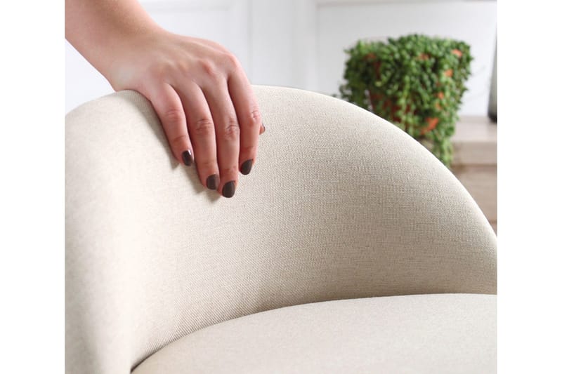 Philippi Sittepuff 42 cm - Beige - Møbler - Stoler - Krakk - Puff