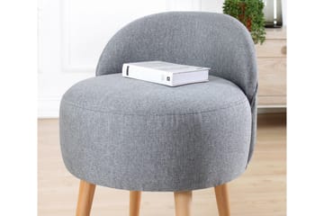Philippi Sittepuff 42 cm - Grå - Møbler - Stoler - Krakk - Puff