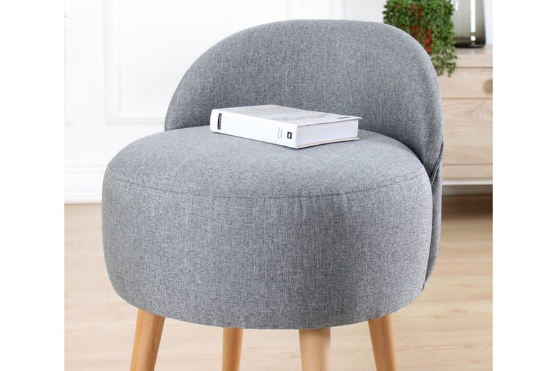 Philippi Sittepuff 42 cm - Grå - Møbler - Stoler - Krakk - Puff