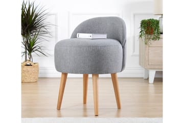Philippi Sittepuff 42 cm - Grå - Møbler - Stoler - Krakk - Puff