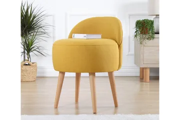 Philippi Sittepuff 42 cm - Gul - Møbler - Stoler - Krakk - Puff