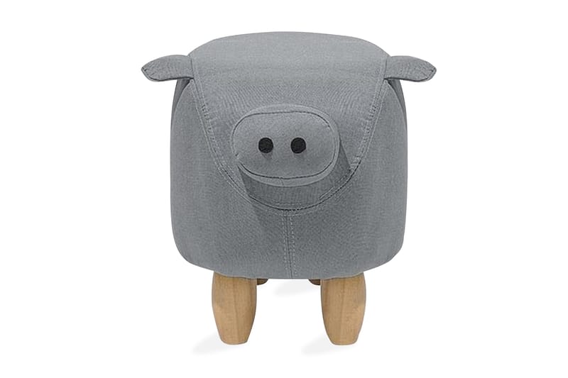 Piggy Sittepuff 50 cm - Grå - Møbler - Stoler - Krakk - Puff