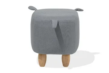 Piggy Sittepuff 50 cm - Grå - Møbler - Stoler - Krakk - Puff