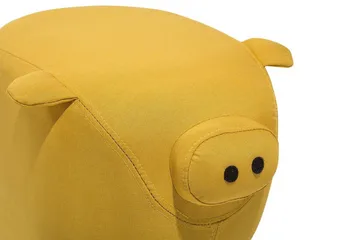 Piggy Sittepuff 50 cm - Gul - Møbler - Stoler - Krakk - Puff