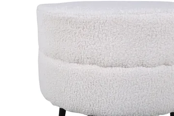 Pot Sittepuffe - Benhvit - Møbler - Stoler - Krakk - Puff