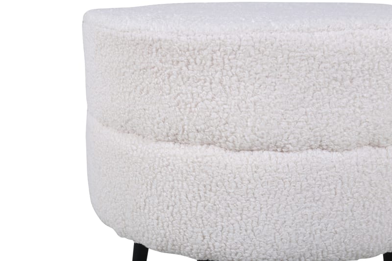 Pot Sittepuffe - Benhvit - Møbler - Stoler - Krakk - Puff