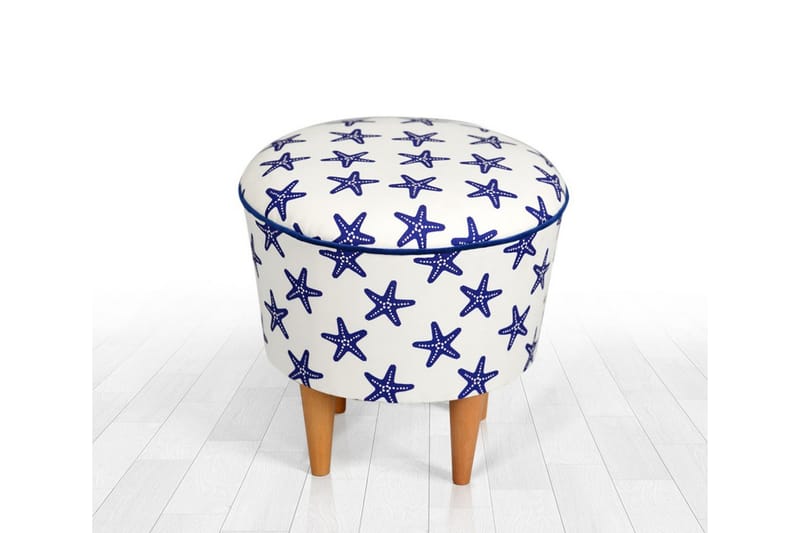 Pradera Sittepuff 42 cm - Blå - Møbler - Stoler - Krakk - Puff